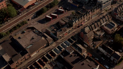 Tight-aerial-shot-over-Walthamstow-high-street