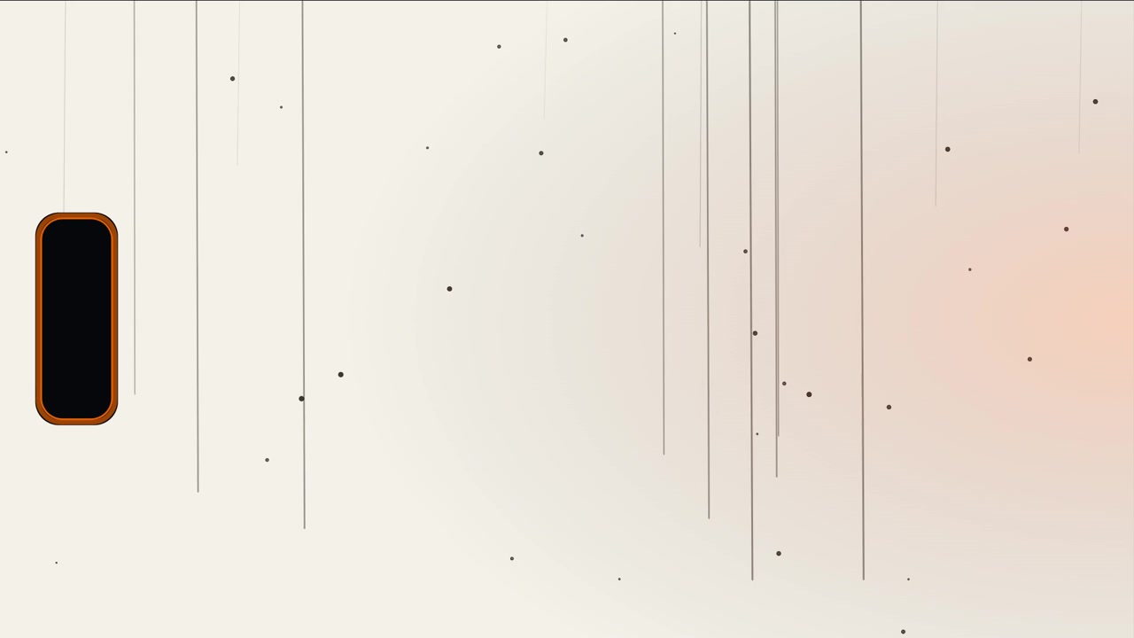 Abstract Motion Graphic with Geometric Shapes and Vertical Lines