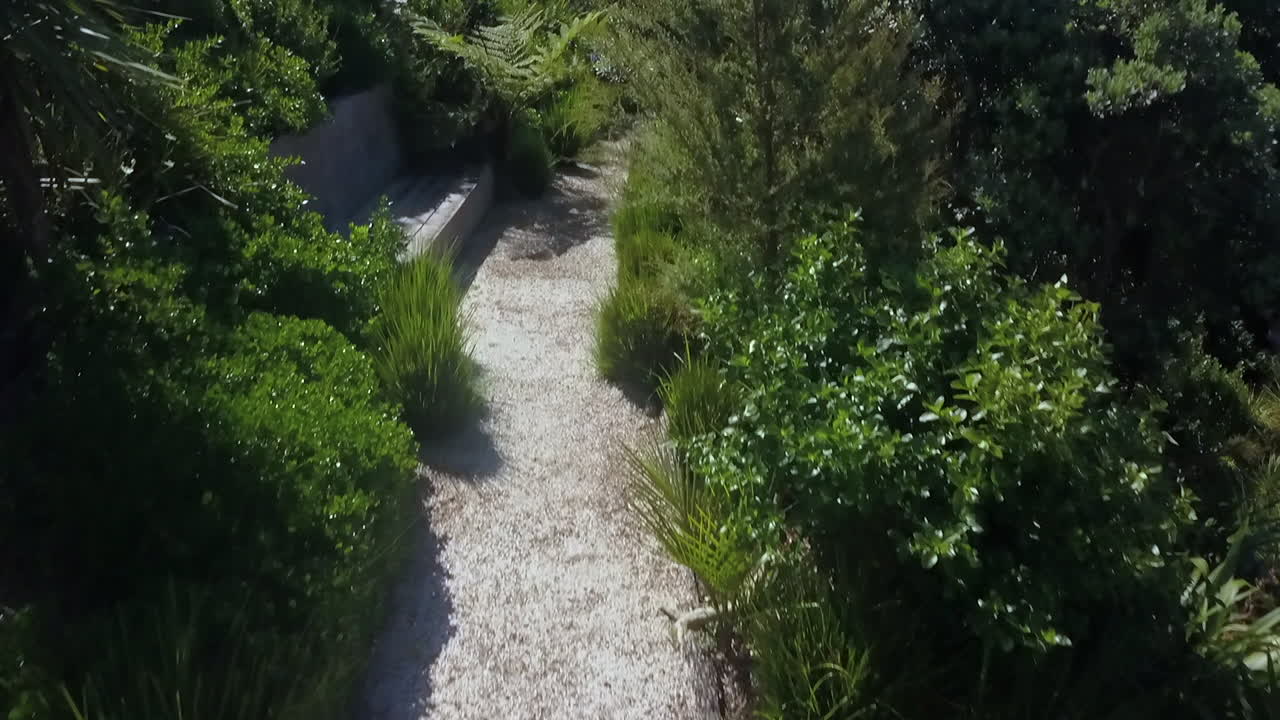 camine por la vía verde en la isla de waiheke, nueva zelanda