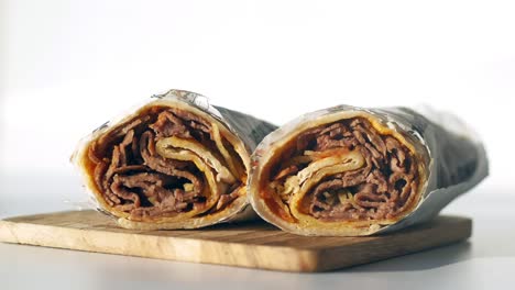 delicious beef wrap