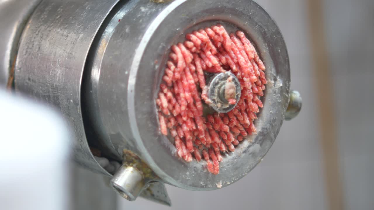 Hachoir à viande transformant de la viande