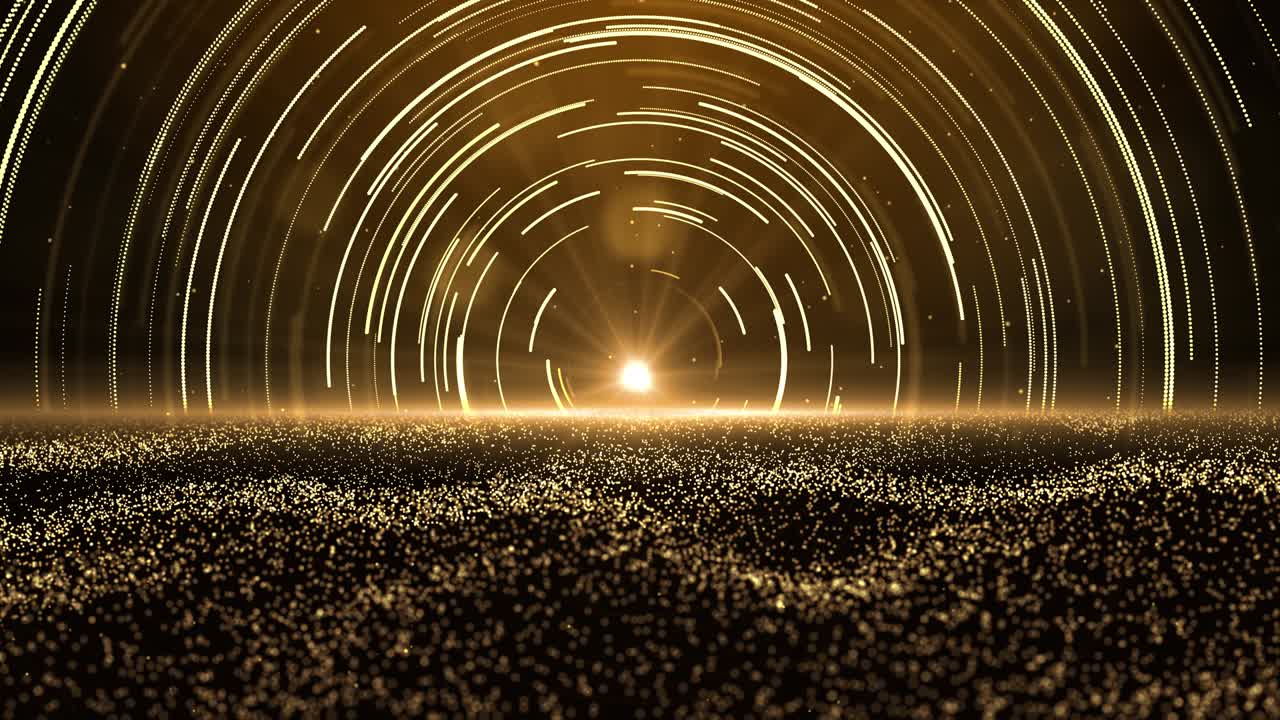 골든 스타 파 라이트 어워드 파티 스테이지 루프 배경