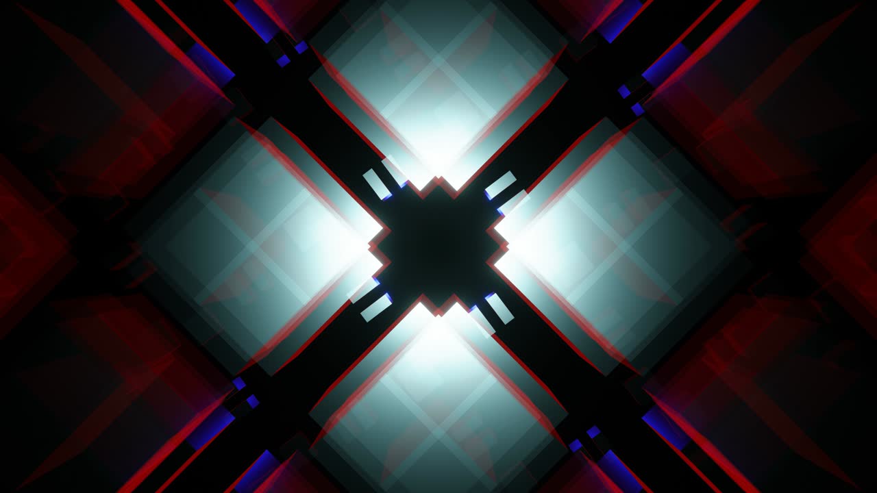 VJ smyčky abstraktních blikajících disco světel.