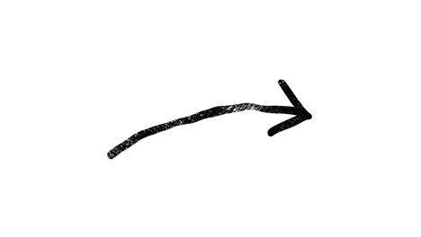 dibujar con la mano la flecha que apunta al óvalo. flecha hacia arriba animación de pizarra gráficos de movimiento 4k
