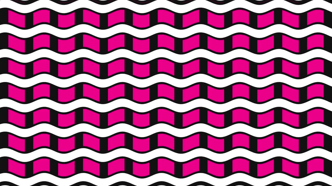 patrón de video gráfico 2d con un efecto de onda horizontal que se mueve hacia la izquierda