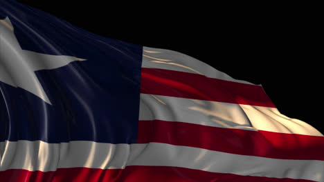 agitando la bandera de los estados unidos