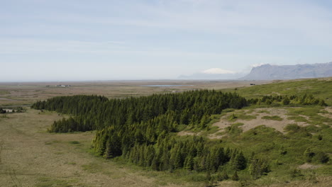 beautiful snaefellsnes peninsula landscape in west-iceland - aerial