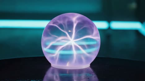 exhibición de bolas de plasma