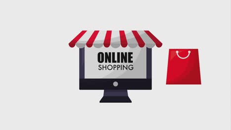 online shopping animation hd