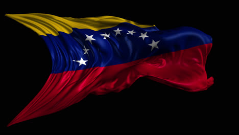 venezuelan flag waving in the wind