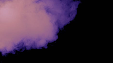 4k farbenfroher nebel- und raucheffekt