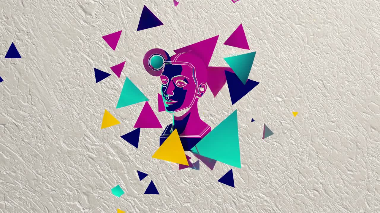 Abstract Geometric Portrait