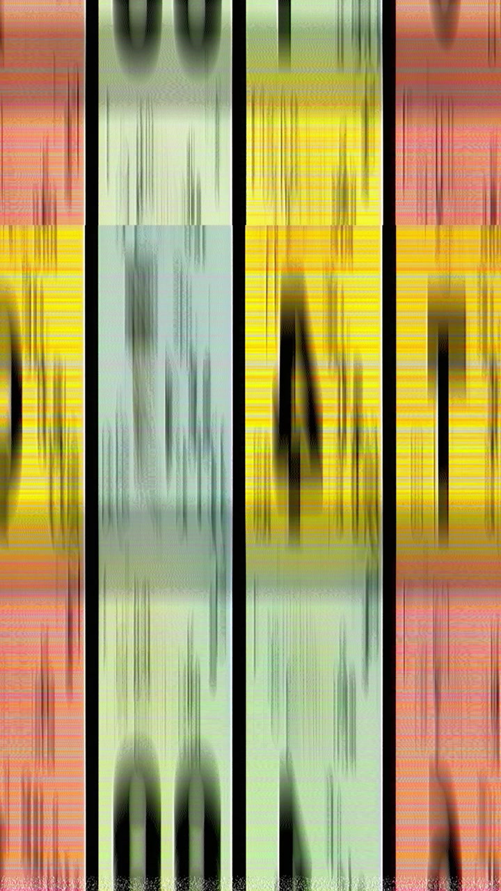 Abstrakt digital glitch-effekt med lodrette farverige linjer