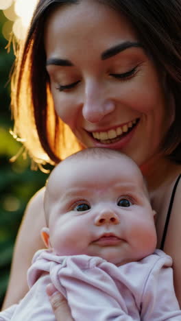 madre y bebé