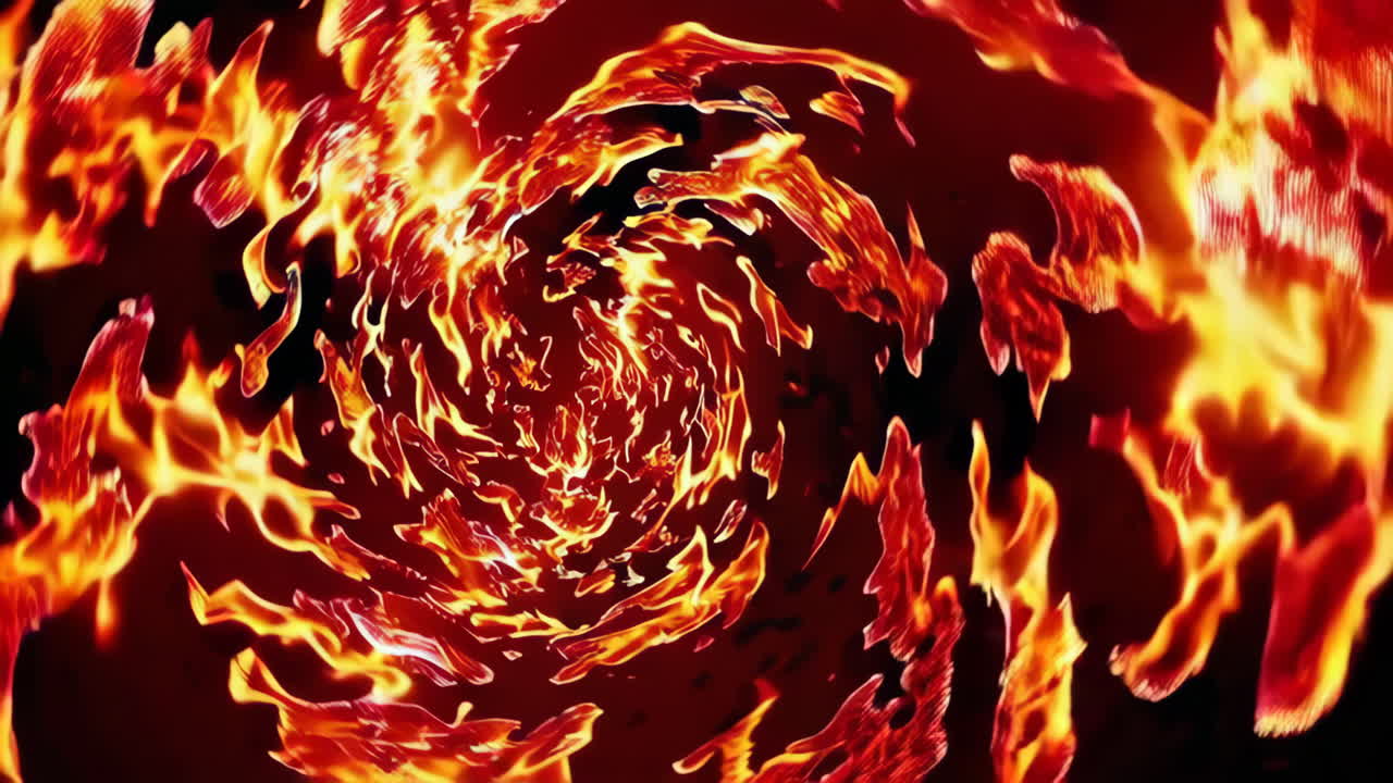 vórtice de fuego abstracto