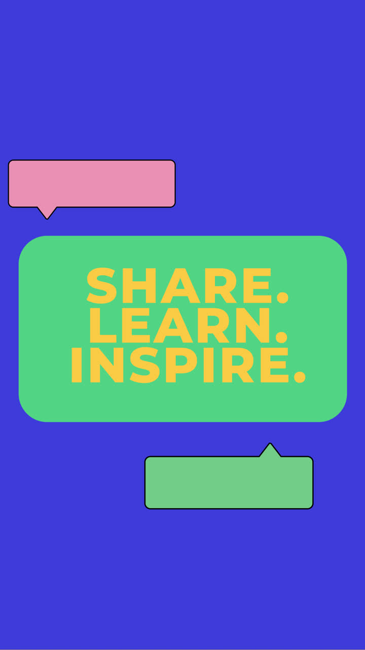 Abstract graphic designs with themes of connection and ideas