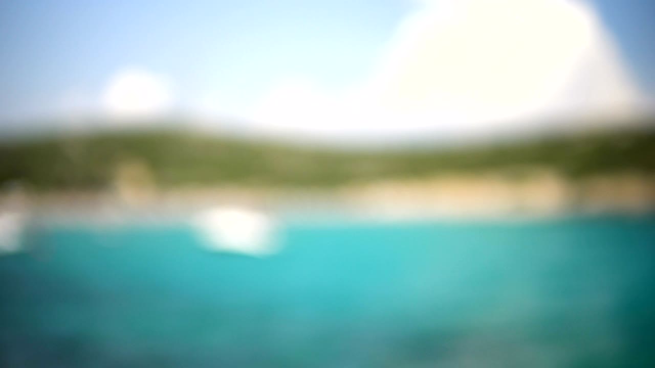 열대 바다 보케 배경 4k