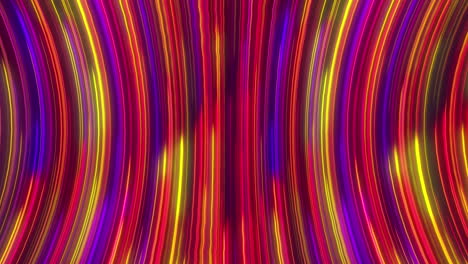 animación de rastros de luz de neón multicolores que se mueven en movimiento hipnótico en un bucle sin costuras