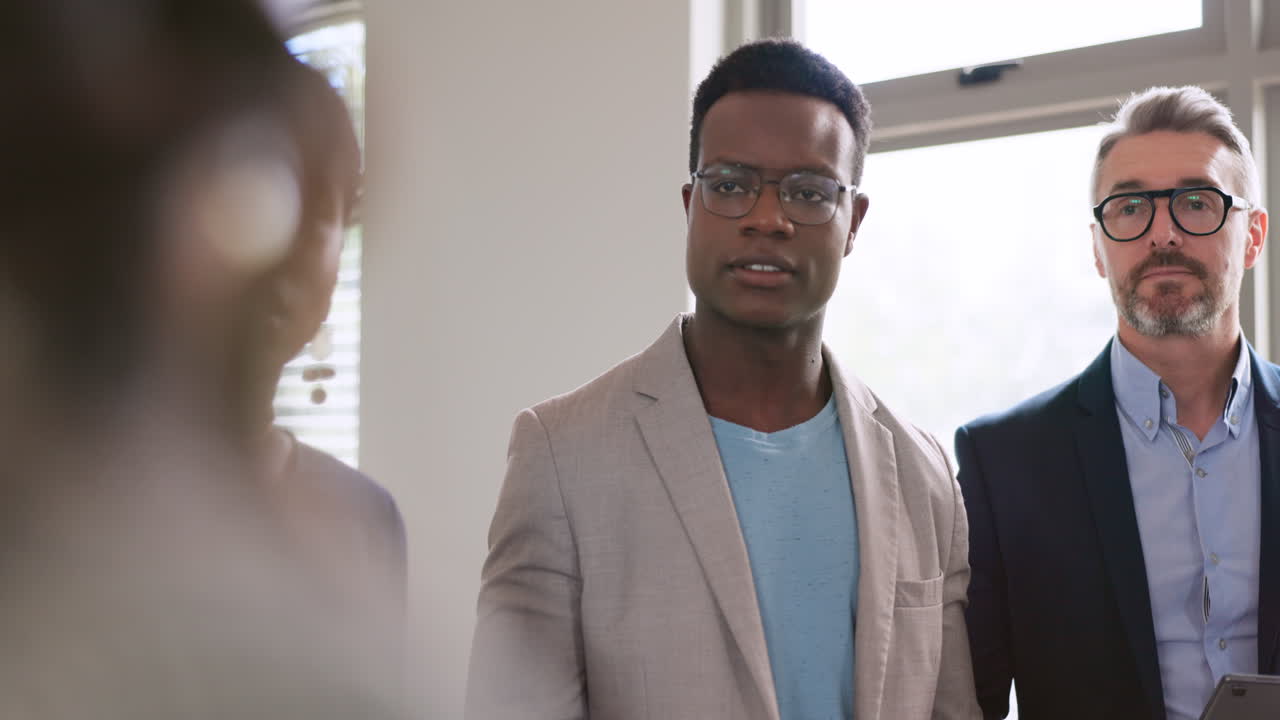 gente de negocios, grupo de discusión