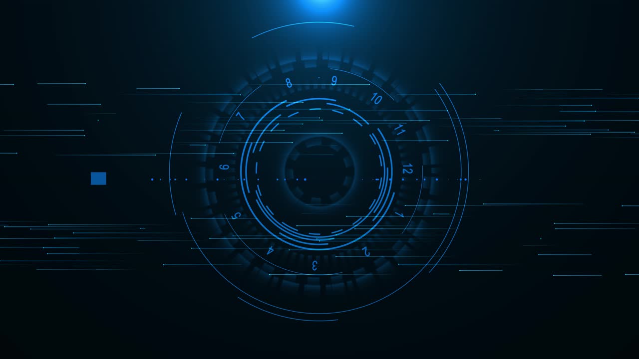 Hologram hud circle user interface smart city metaverse virtual reality futuristic digital interface