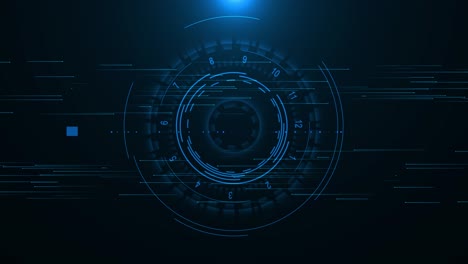 hologram hud circle user interface smart city metaverse virtual reality futuristic digital interface