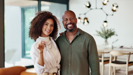 couple celebrating new home purchase