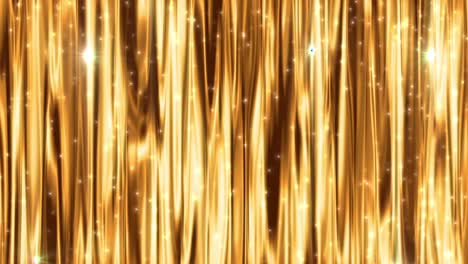 gold curtains shiny moving background