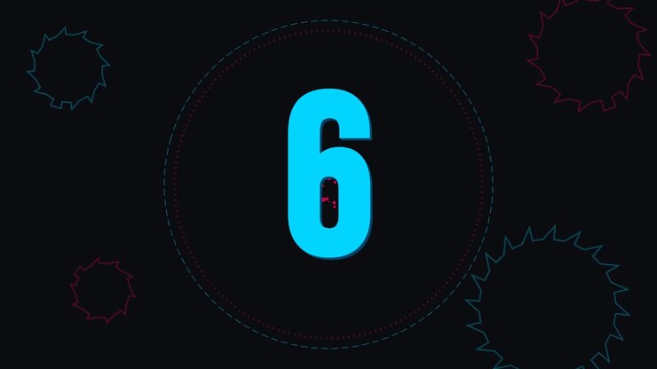 Digital Countdown Timer with Motion Graphics