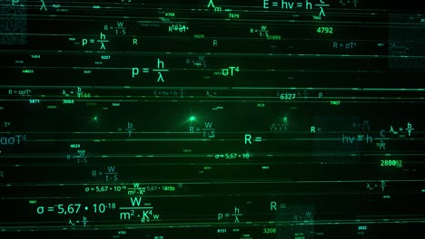 equazioni fisiche digitali astratte