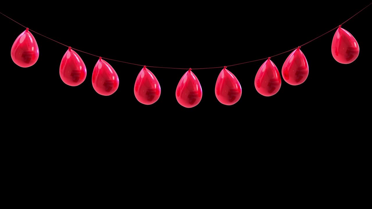 баллон повешен на веревке.