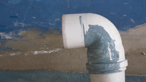 leaking pvc pipe