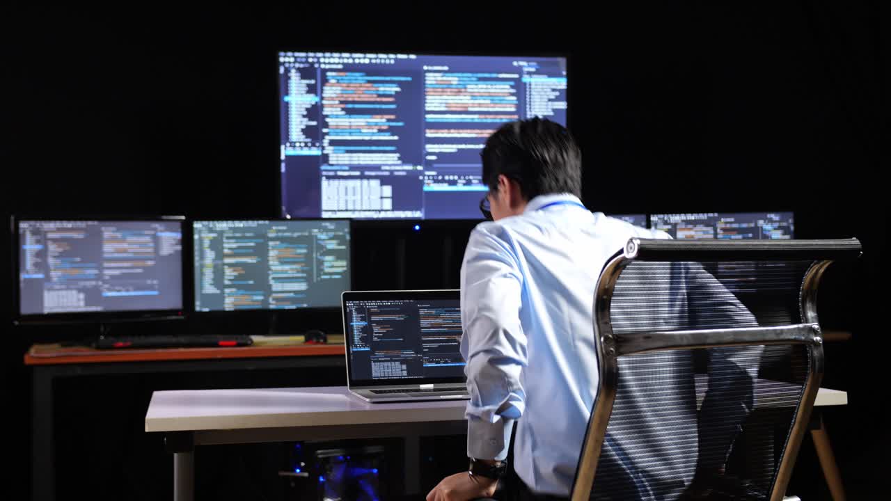 programador en el trabajo