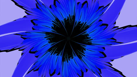 diseño de flores azules abstractas