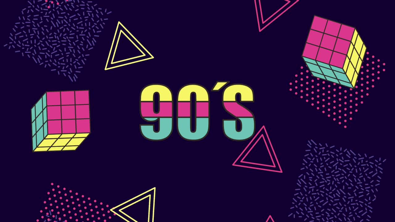 animación al estilo de memphis