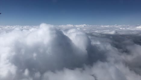 aerial view of clouds