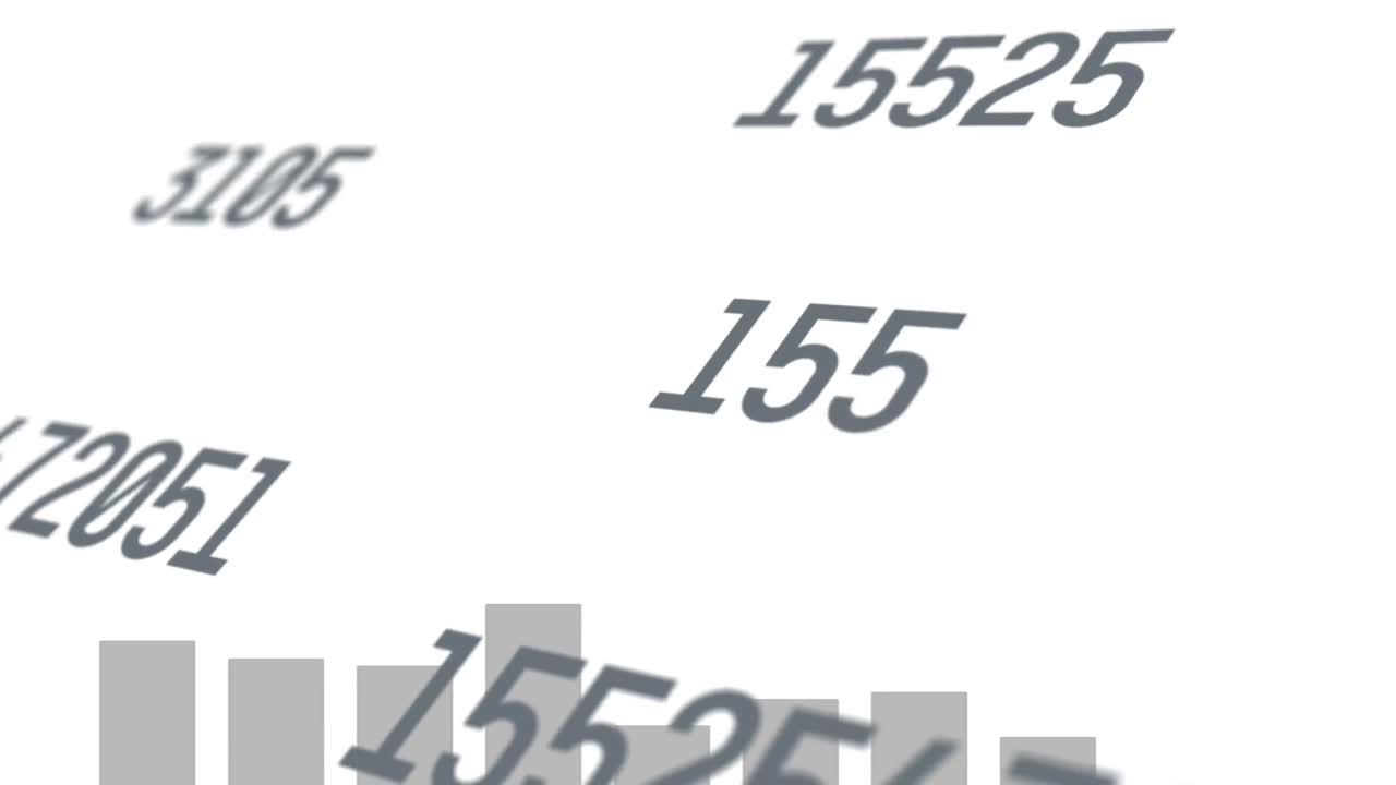 animación del procesamiento de datos financieros