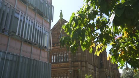 classic architecture with modern building surround in sydney city