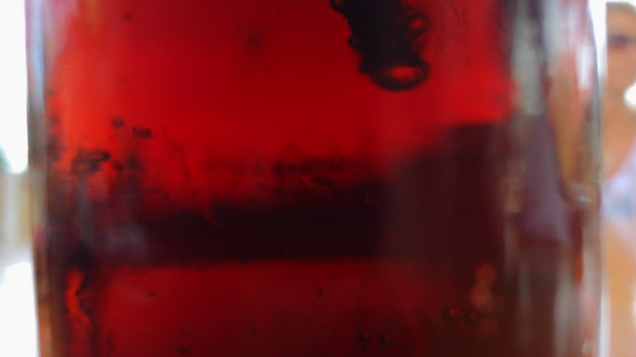 refresco en primer plano