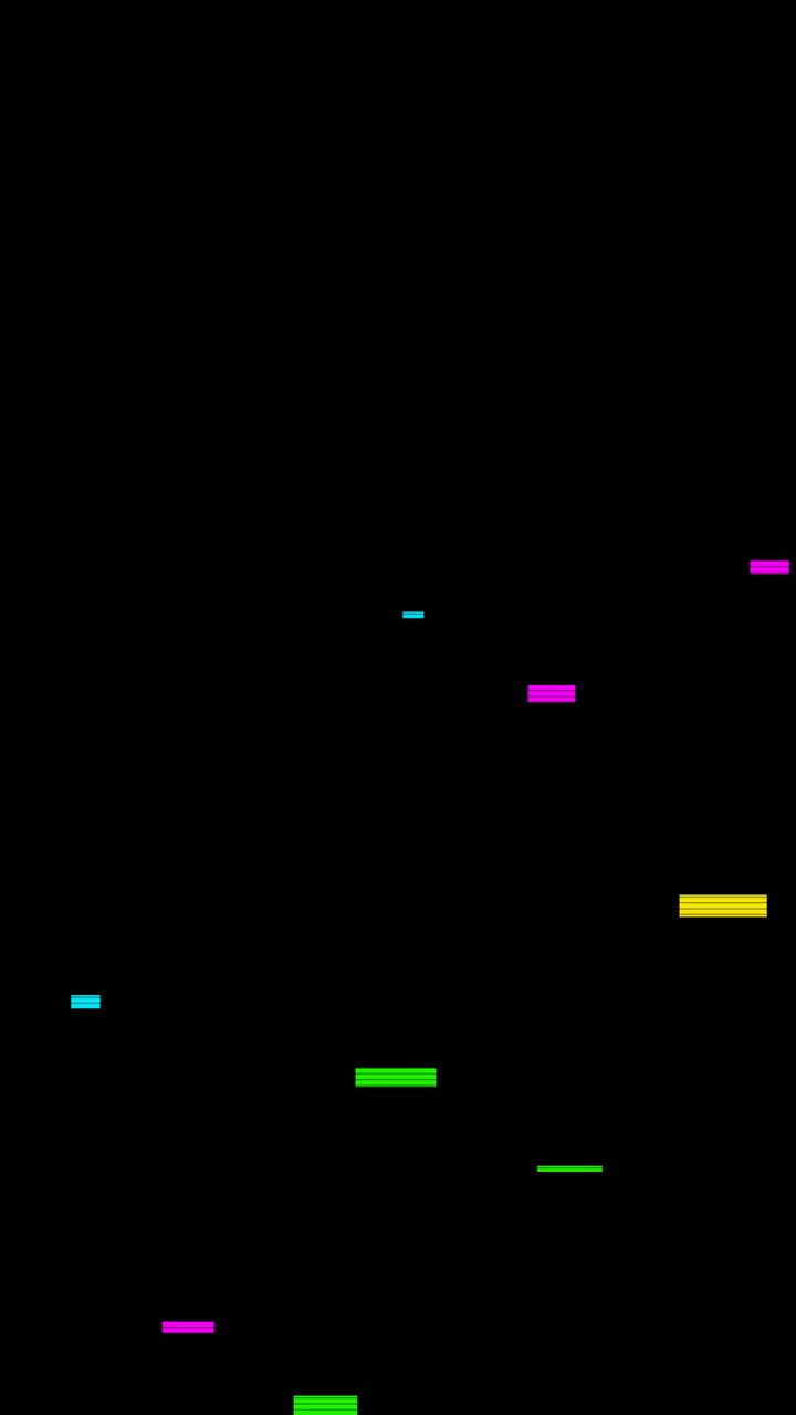 Digital Glitch Effect with Abstract Colorful Bars on Black Background