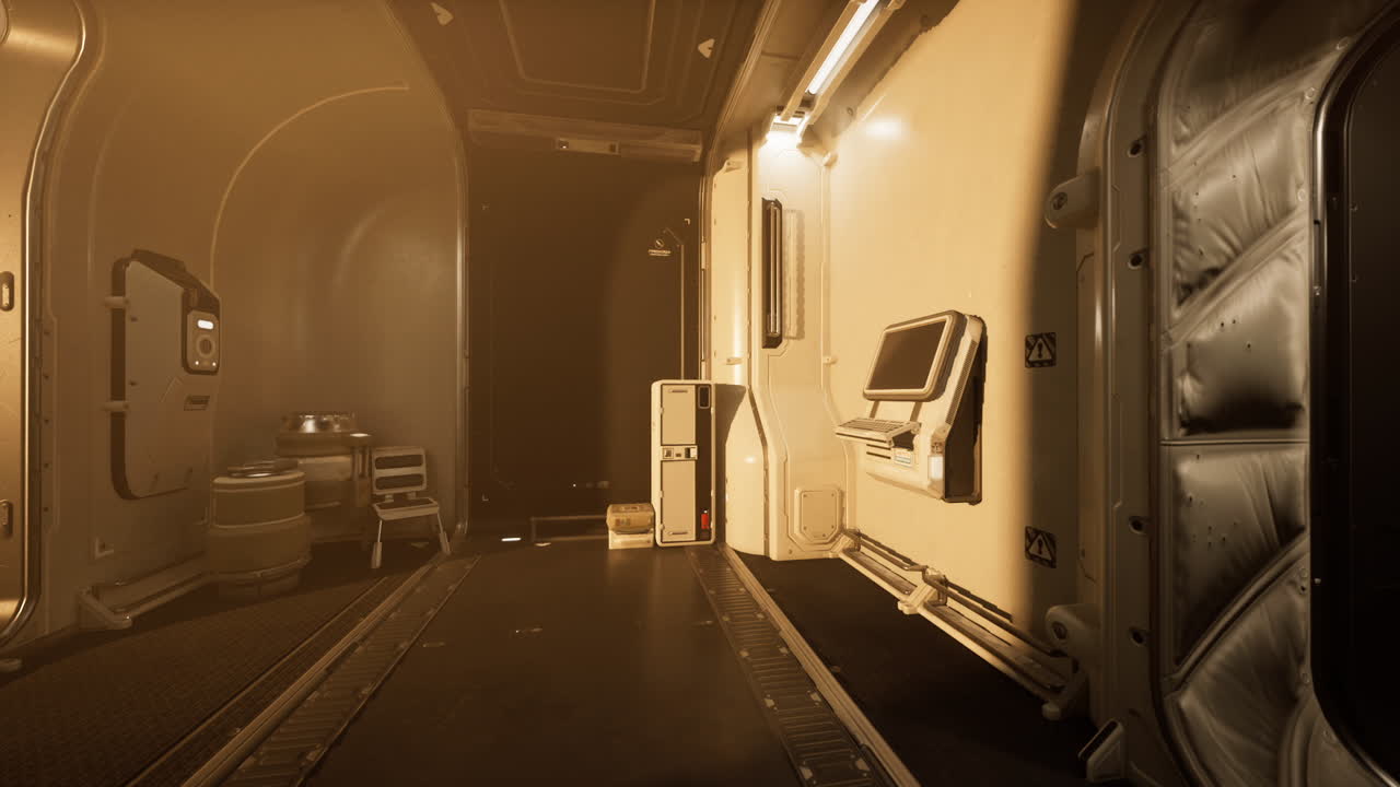 Interior de la nave espacial