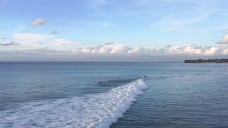 Mother-nature-showing-calm-sea-tide-moving-slowly-towards-the-shore