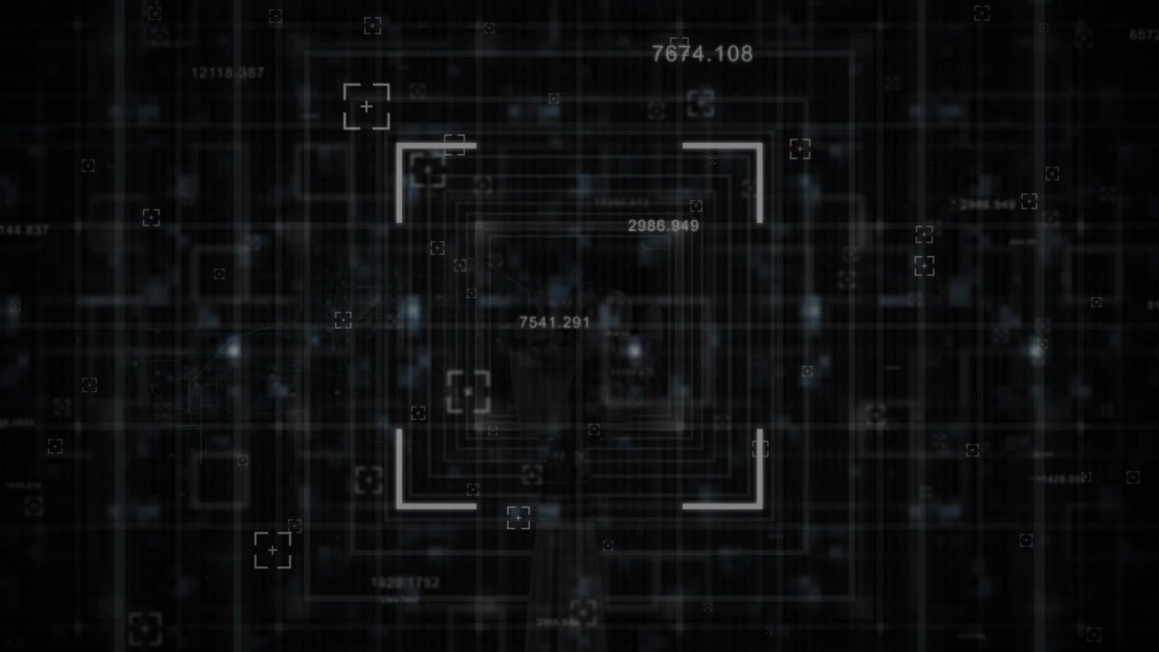 Animation of data processing over moving shapes