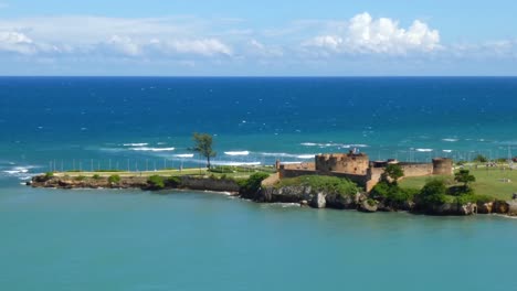 Festung-San-Felipe,-Taino-Bay,-Puerto-Plata,-Dominikanische-Republik