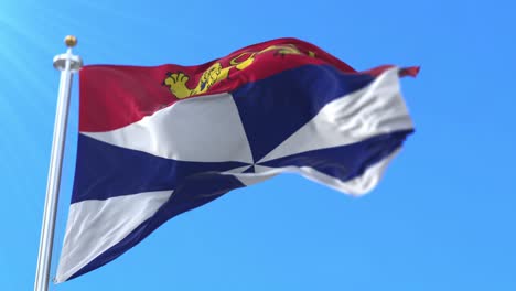 bandera del departamento de gironda en la región de nouvelle-aquitaine, francia.