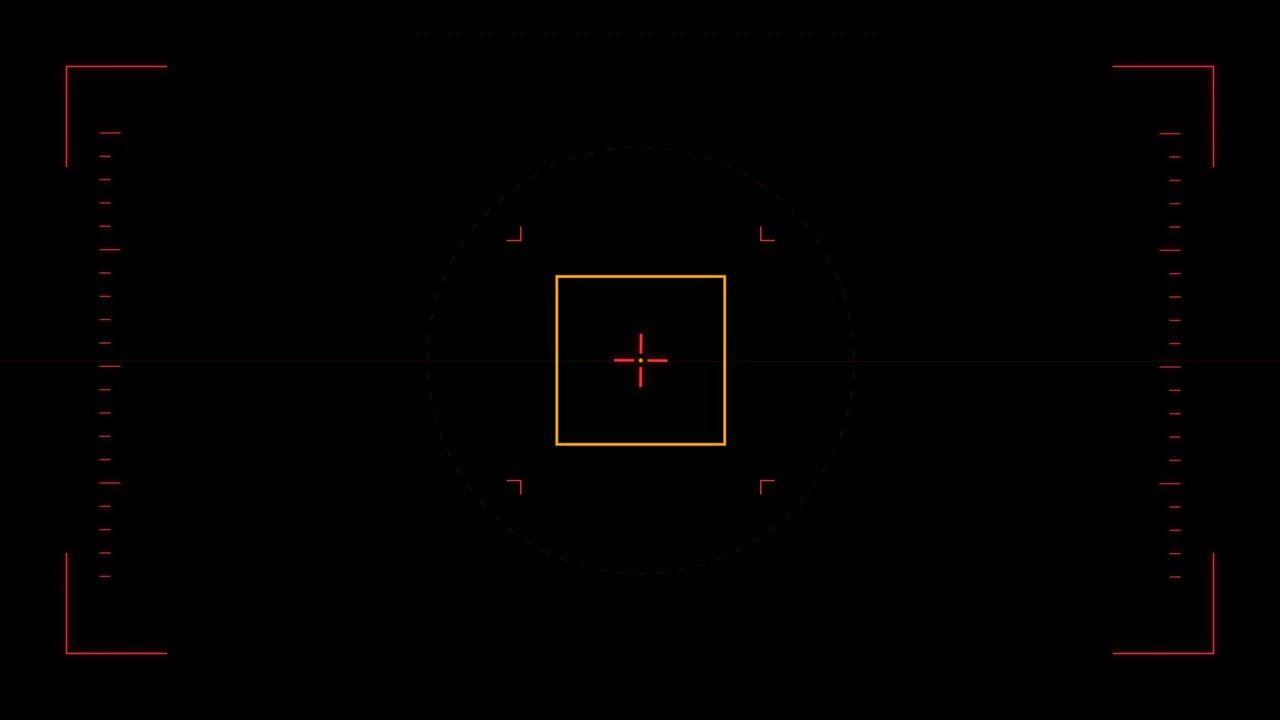 Digital Camera Viewfinder Overlay with Focusing Reticle