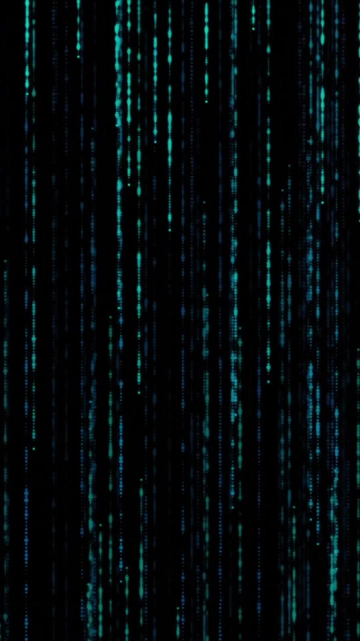 Animation of light and horizontal blue lines of interference on black background