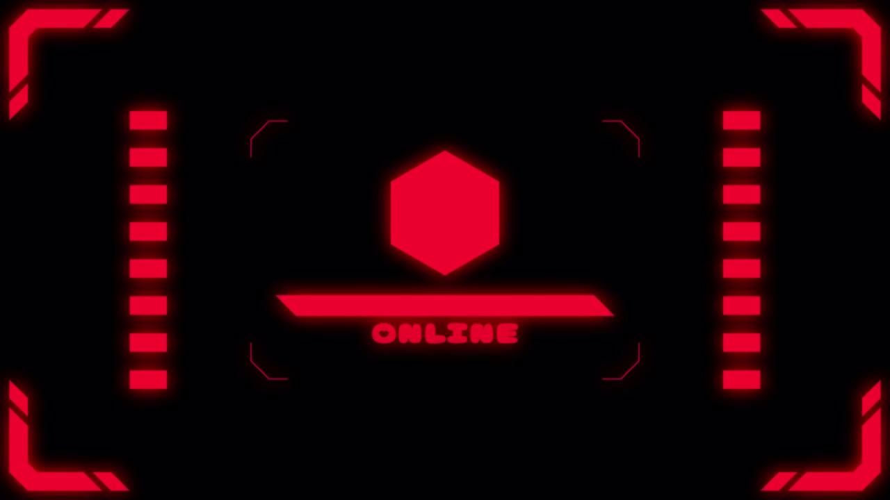 Virtual connection neon hexagon Transitions. 1080p - 30 fps - Alpha Channel (7)