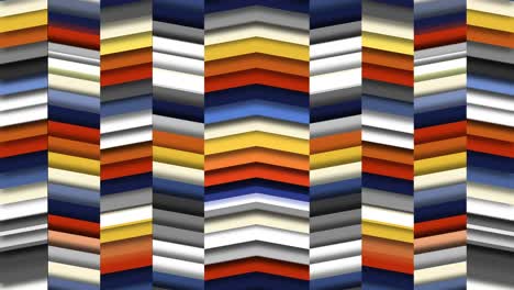 high energy pulsing staggered chevron tile background loop