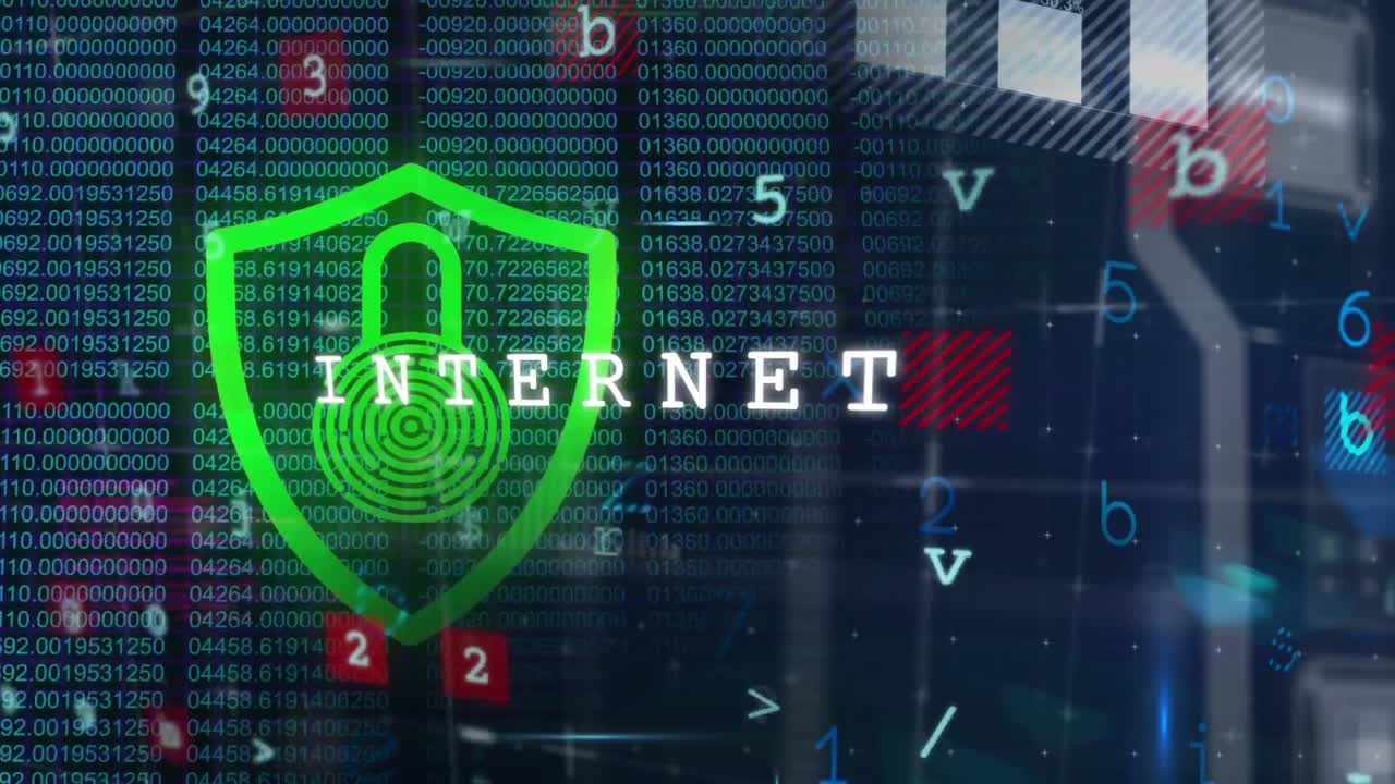 백그라운드에서 데이터 처리를 하는 온라인 바이오메트릭 보안  ⁇ 락의 애니메이션