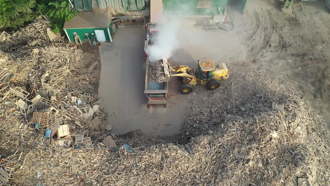 목재 재활용 및 가공 시설